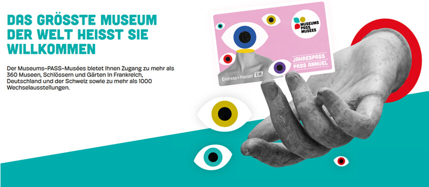 Grafik vom Museumspass Mussees, einem Museumsverbund, dem die KLIMA ARENA angeh&ouml;rt.